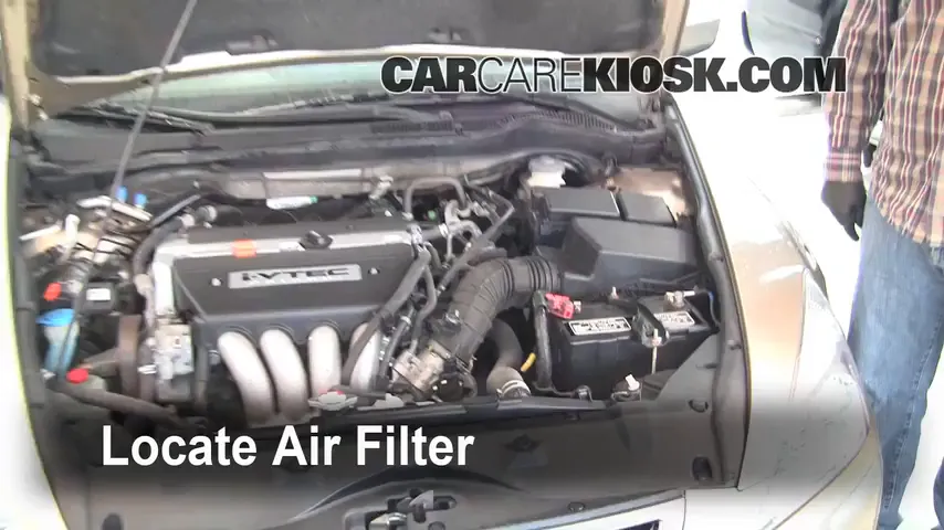 2004 Honda Accord EX 2.4L 4 Cyl. Sedan (4 Door) Air Filter (Engine)